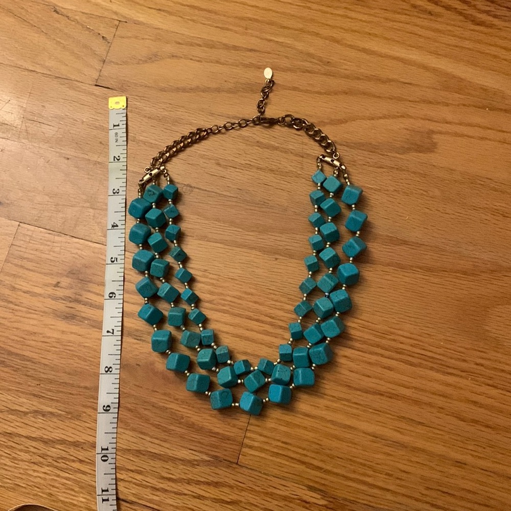 Turquoise Beaded Layered Necklace